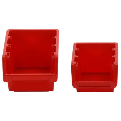 Set da Officina 30 pz Rosso e Nero 77x39 cm in Polipropilene