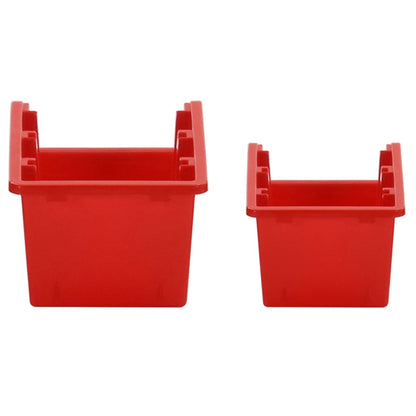 Set da Officina 30 pz Rosso e Nero 77x39 cm in Polipropilene