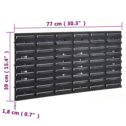Set da Officina 26 pz Rosso e Nero 77x39 cm in Polipropilene | homemem39