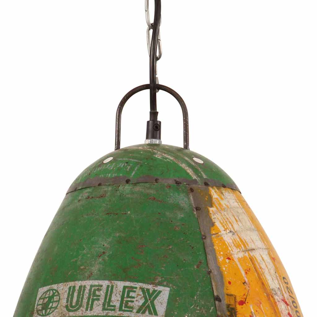 Lampada Sospesa Industriale 25 W Multicolore Rotonda 32 cm E27 | homemem39