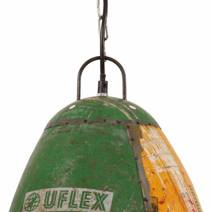 Lampada Sospesa Industriale 25 W Multicolore Rotonda 32 cm E27 | homemem39