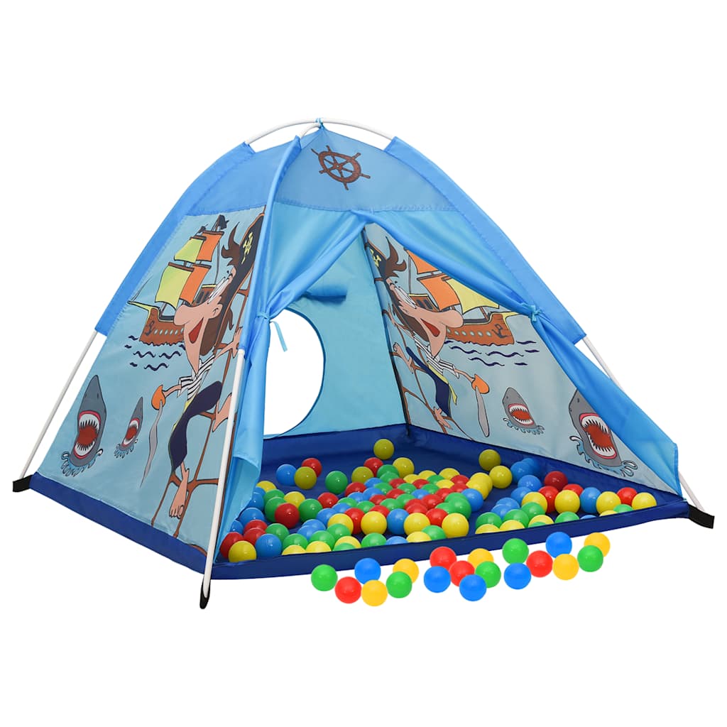 Tenda da Gioco per Bambini Blu 120x120x90 cm - homemem39