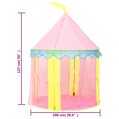Tenda da Gioco per Bambini Rosa 100x100x127 cm - homemem39