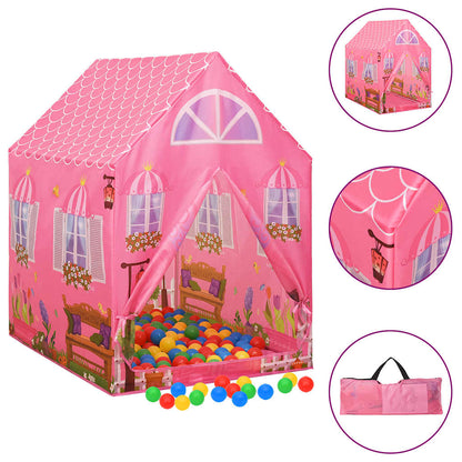 Tenda da Gioco per Bambini Rosa 69x94x104 cm - homemem39