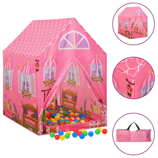 Tenda da Gioco per Bambini Rosa 69x94x104 cm - homemem39