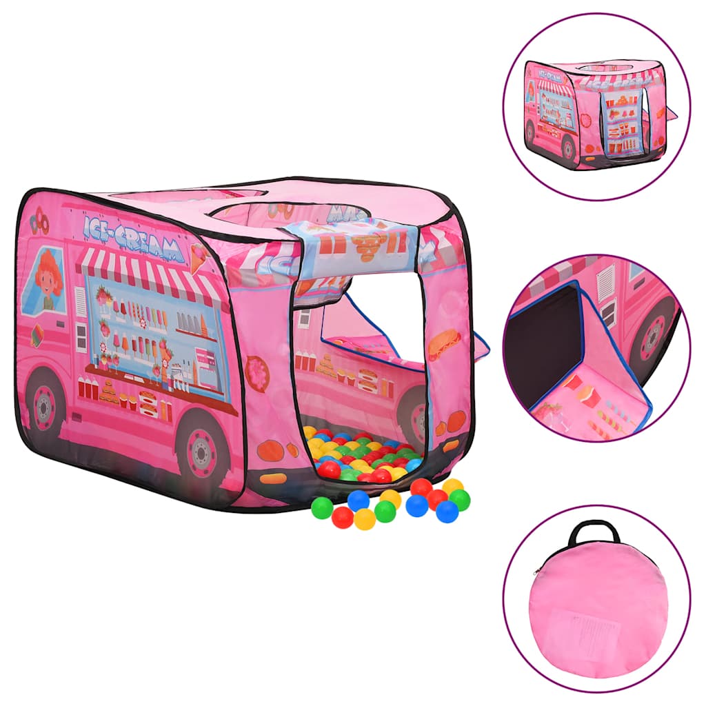 Tenda da Gioco per Bambini Rosa 70x112x70 cm - homemem39