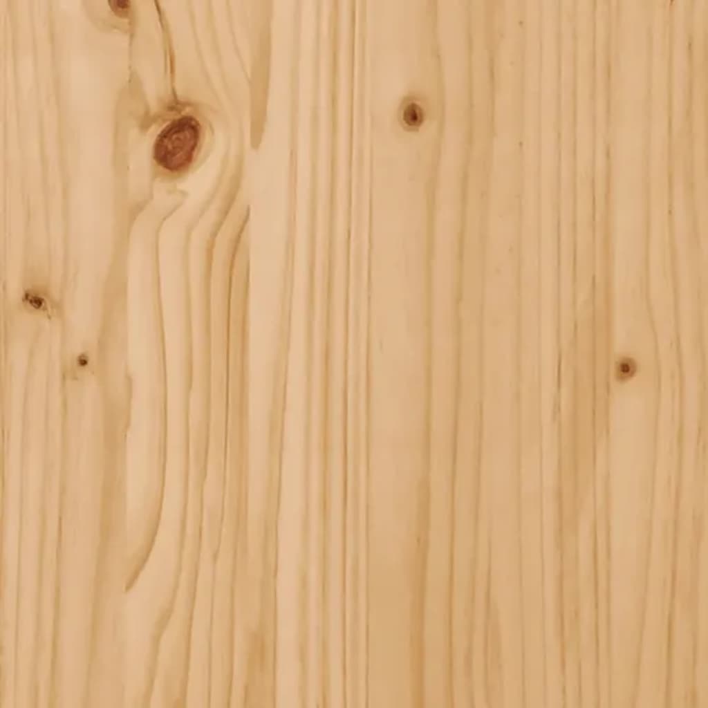 Tavolino Grigio 41x41x48,5cm Legno Multistrato e Massello Pino | homemem39
