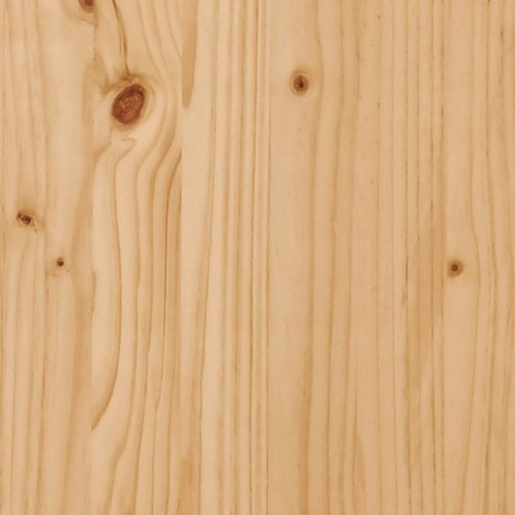 Tavolino Grigio 41x41x48,5cm Legno Multistrato e Massello Pino