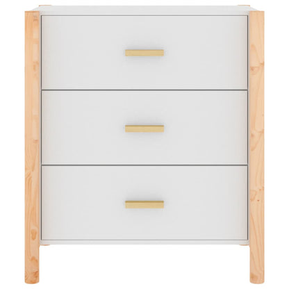 Credenza Bianca 62x38x70 cm in Legno Multistrato - homemem39