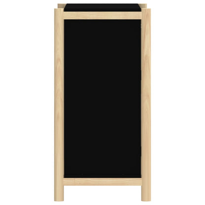 Credenza Nera 62x38x75 cm in Legno Multistrato - homemem39