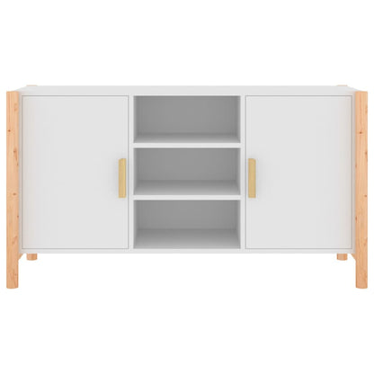 Credenza Bianca 107x38x60 cm in Legno Multistrato - homemem39