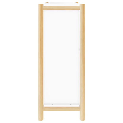 Scarpiera Bianca 57,5x33x80 cm in Legno Multistrato - homemem39