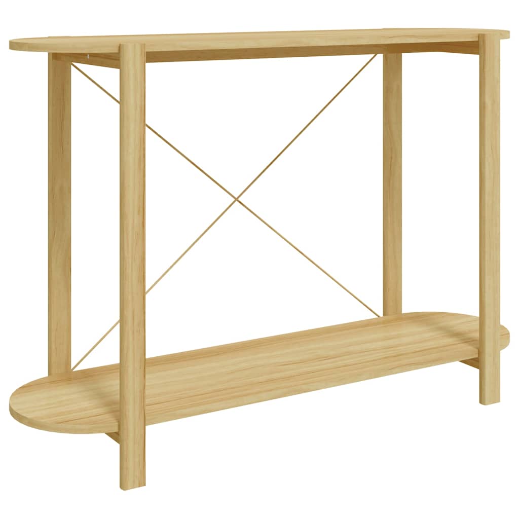 Tavolino Consolle 110x38x75 cm in Legno Multistrato