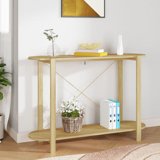 Tavolino Consolle 110x38x75 cm in Legno Multistrato | homemem39