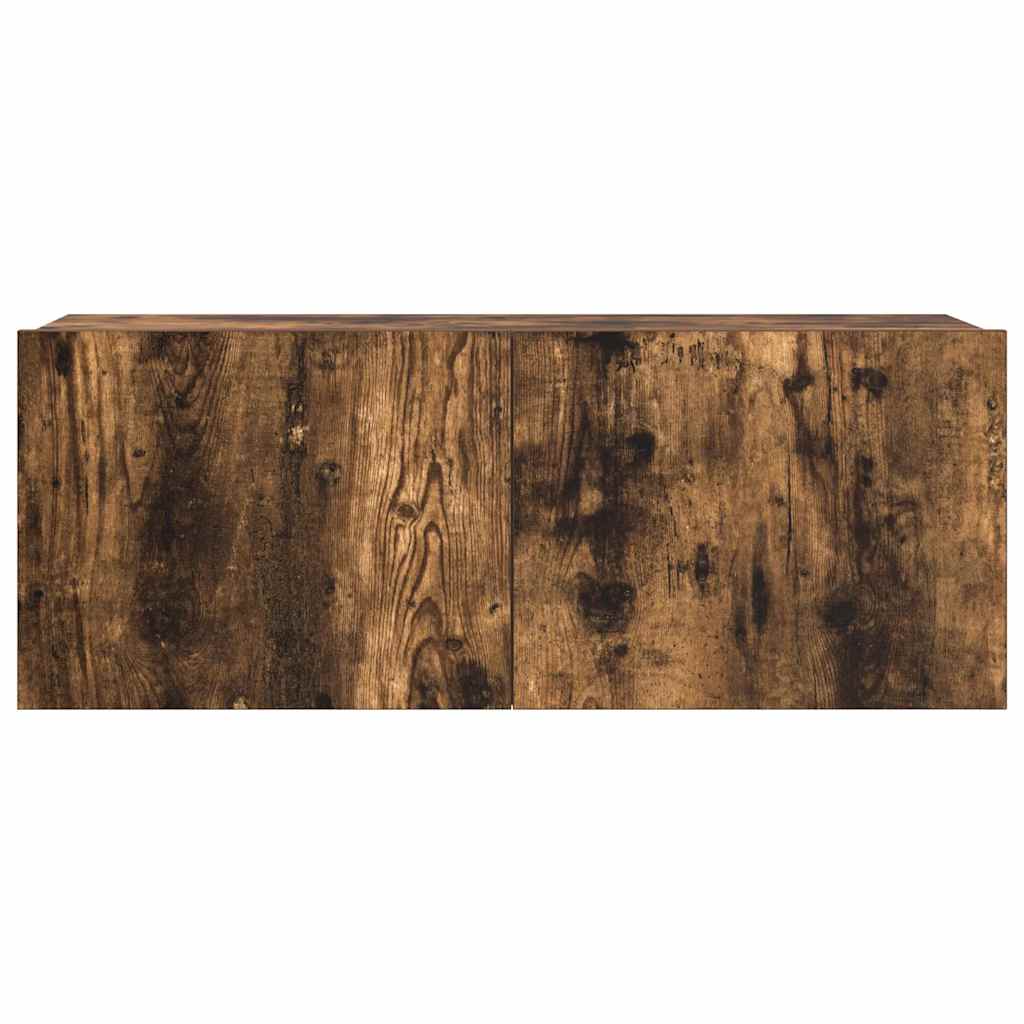 Set di Mobili Porta TV 5 pz Rovere Fumo in Legno Multistrato | homemem39