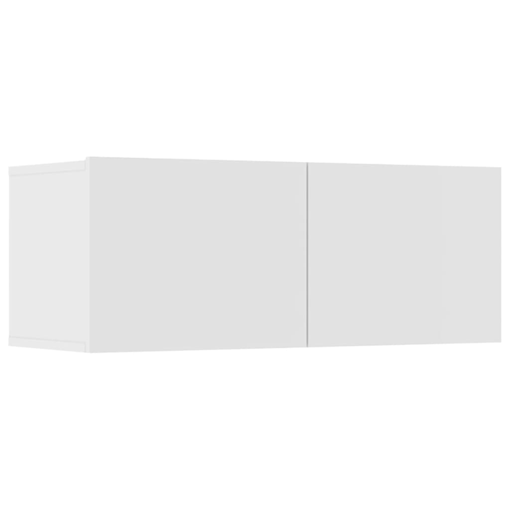 Set di Mobili Porta TV 6 pz Bianco in Legno Multistrato | homemem39