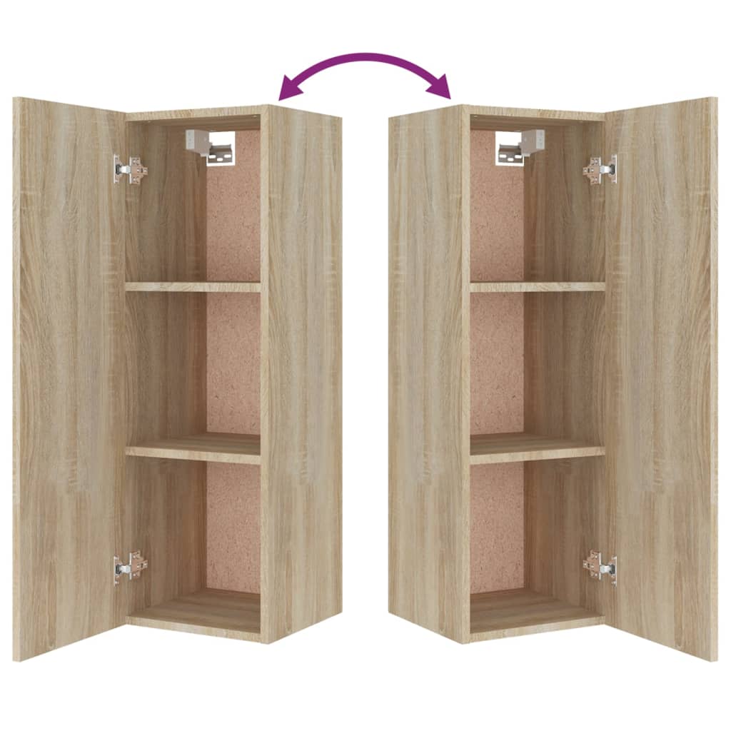 Set Mobili Porta TV 8pz Rovere Sonoma in Legno Multistrato | homemem39