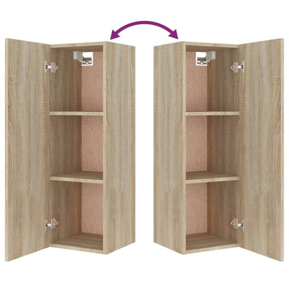 Set Mobili Porta TV 8pz Rovere Sonoma in Legno Multistrato | homemem39