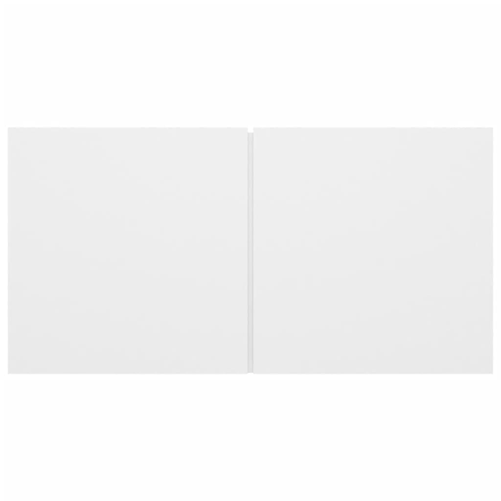 Set di Mobili Porta TV 5 pz Bianco in Legno Multistrato