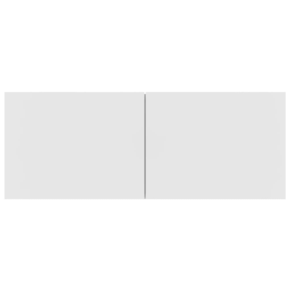 Set di Mobili Porta TV 5 pz Bianco in Legno Multistrato