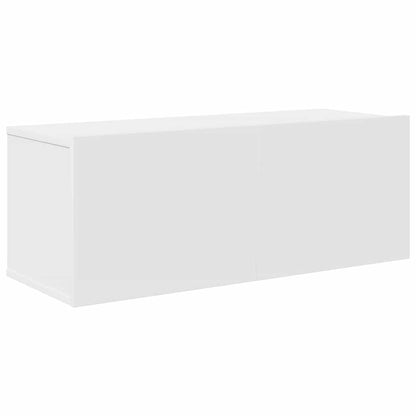 Set di Mobili Porta TV 7 pz Bianco in Legno Multistrato