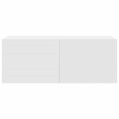 Set di Mobili Porta TV 7 pz Bianco in Legno Multistrato