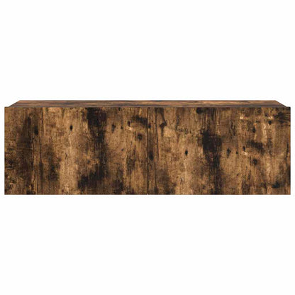 Set di Mobili Porta TV 7 pz Rovere Fumo in Legno Multistrato