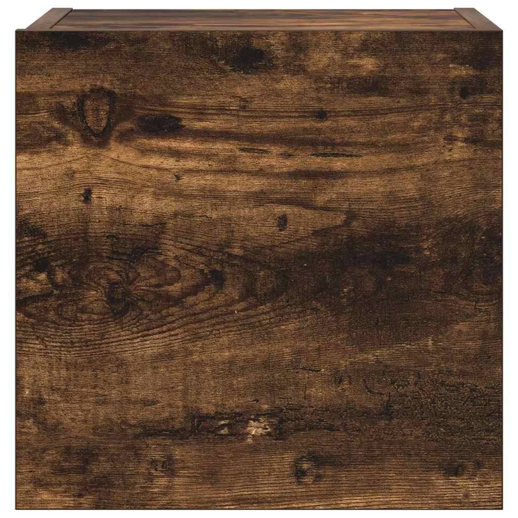 Set di Mobili Porta TV 7 pz Rovere Fumo in Legno Multistrato