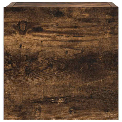 Set di Mobili Porta TV 7 pz Rovere Fumo in Legno Multistrato