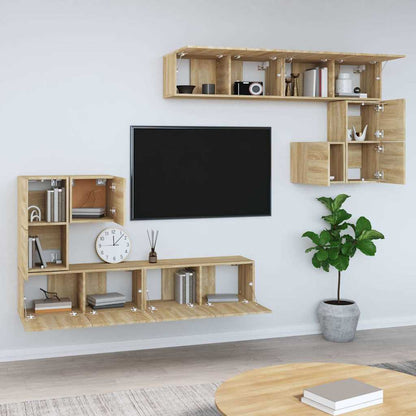 Mobile Porta TV a Parete in legno multistrato