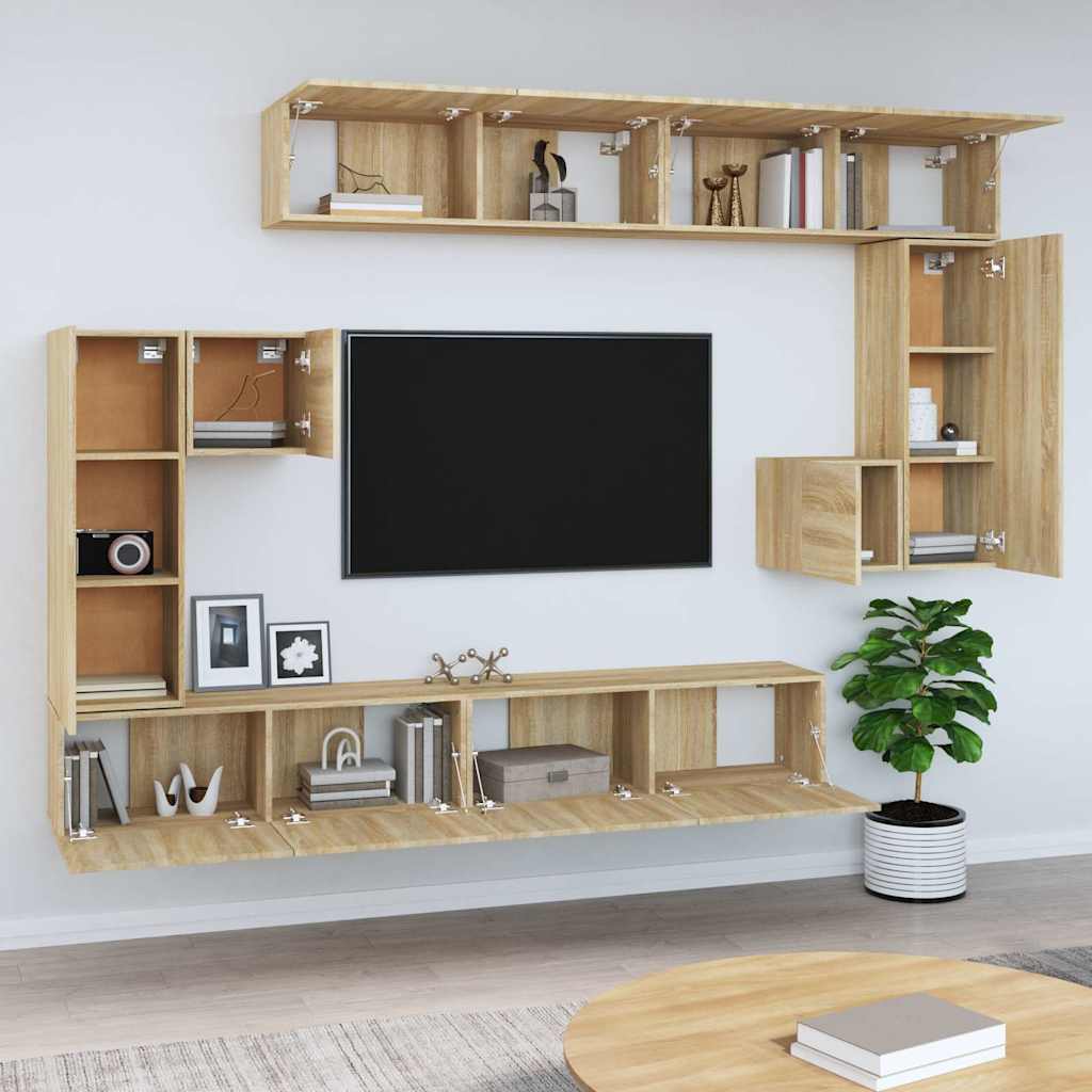 Mobile Porta TV a Parete in legno multistrato