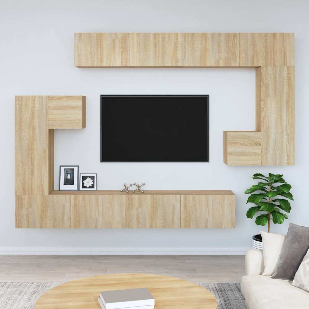 Mobile Porta TV a Parete in legno multistrato