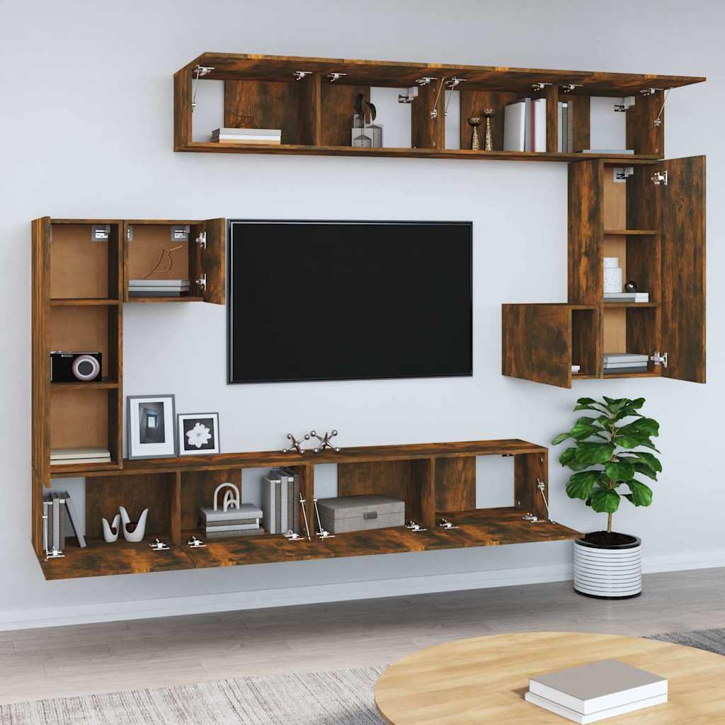 Mobile Porta TV a Parete in legno multistrato