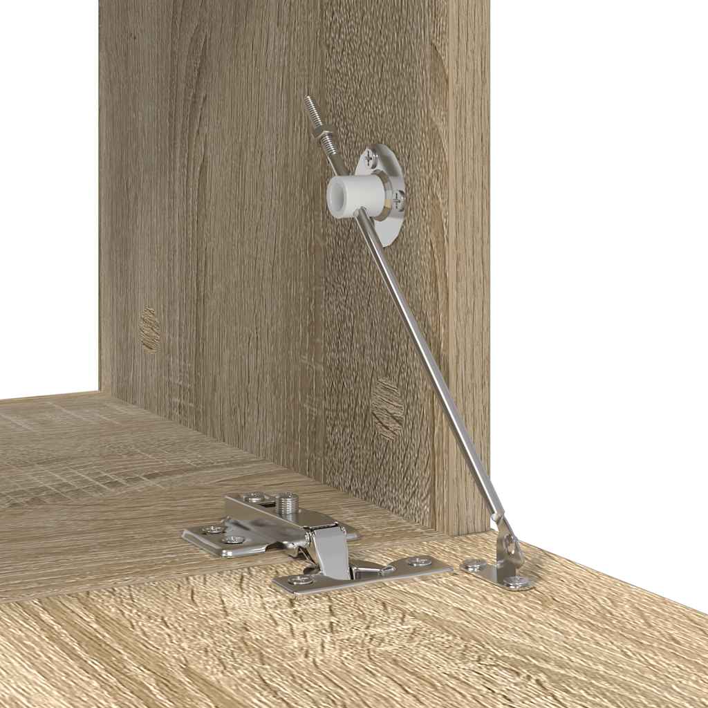 Set di Mobili Porta TV 4 pz Rovere Sonoma in Legno Multistrato - homemem39