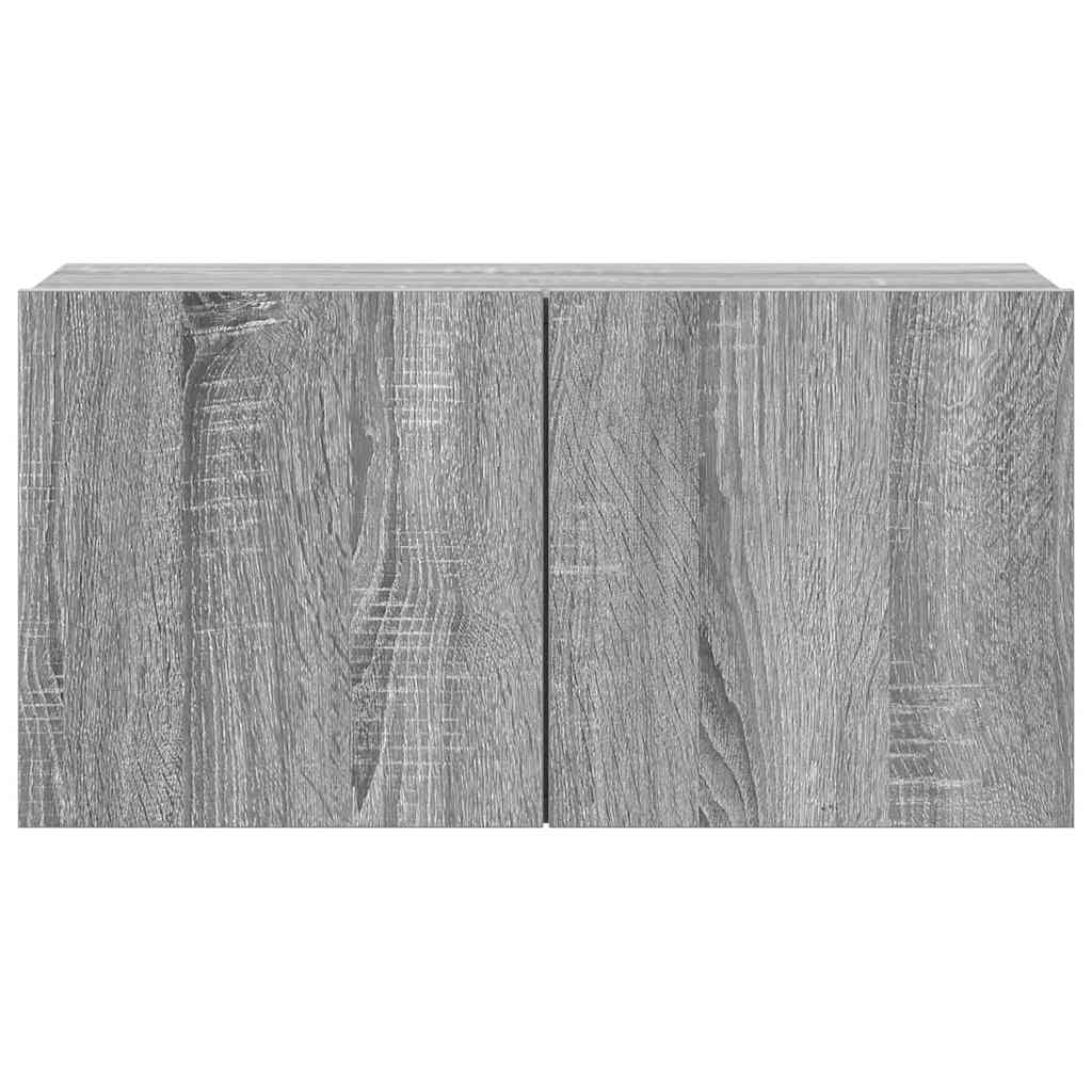 Set di Mobili Porta TV 4 pz Grigio Sonoma in Legno Multistrato - homemem39