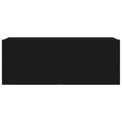 Set Mobili Porta TV 4 pz Nero in Legno Multistrato - homemem39