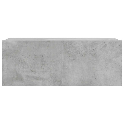 Set di Mobili Porta TV 4 pz Grigio Cemento in Legno Multistrato - homemem39