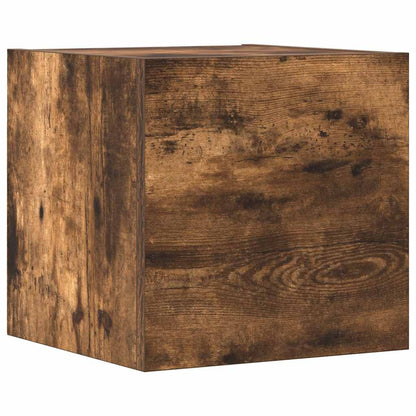 Set di Mobili Porta TV 4 pz Rovere Fumo in Legno Multistrato - homemem39