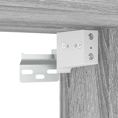 Set di Mobili Porta TV 4 pz Grigio Sonoma in Legno Multistrato - homemem39