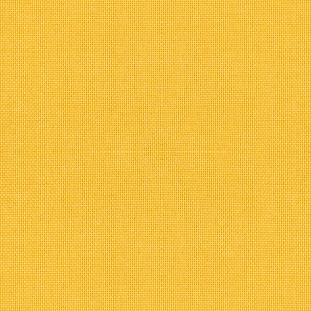 Sedia da Ufficio Girevole Giallo Chiaro in Tessuto - homemem39