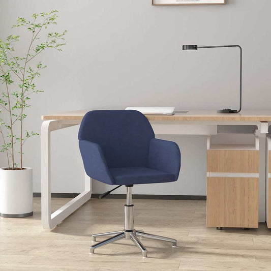 Sedia da Ufficio Girevole in Tessuto