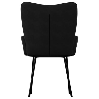 Sedie da Pranzo 2 pz Nere in Velluto - homemem39