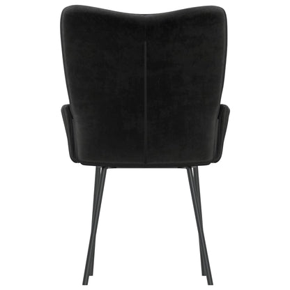 Dining Chairs 2 pcs Black Velvet