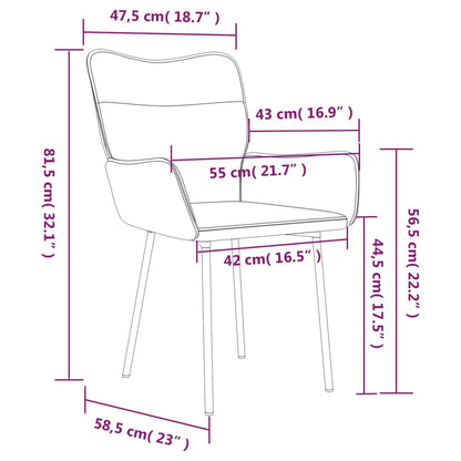 Sedie da Pranzo 2 pz Grigio Scuro in Velluto | homemem39