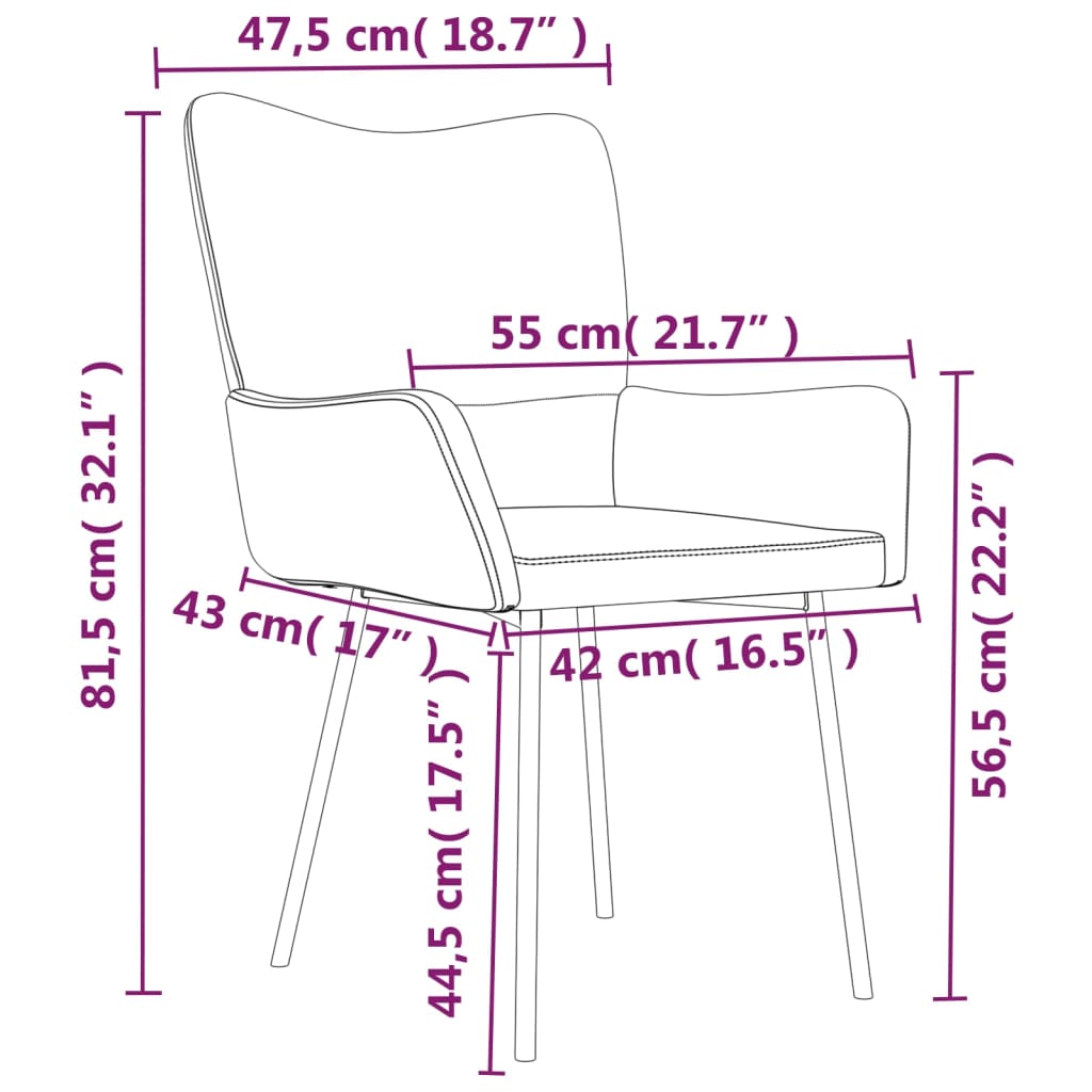 Sedie da Pranzo 2 pz Grigio Chiaro in Velluto | homemem39
