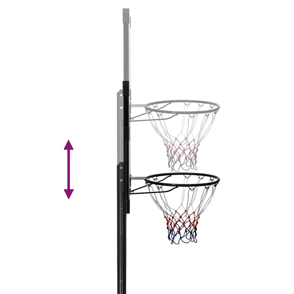 Supporto per Pallacanestro Trasparente 256-361 cm Policarbonato | homemem39