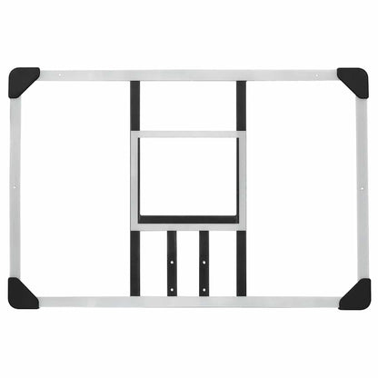Tabellone Pallacanestro Trasparente 90x60x2,5 cm Policarbonato | homemem39