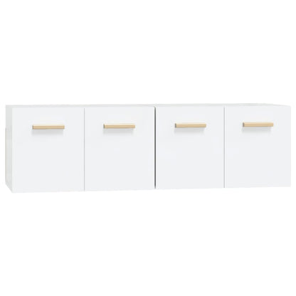Mobili Parete 2 pz Bianco 60x36,5x35 cm Legno Multistrato | homemem39