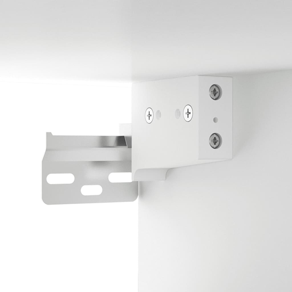 Mobili Parete 2 pz Bianco 60x36,5x35 cm Legno Multistrato | homemem39