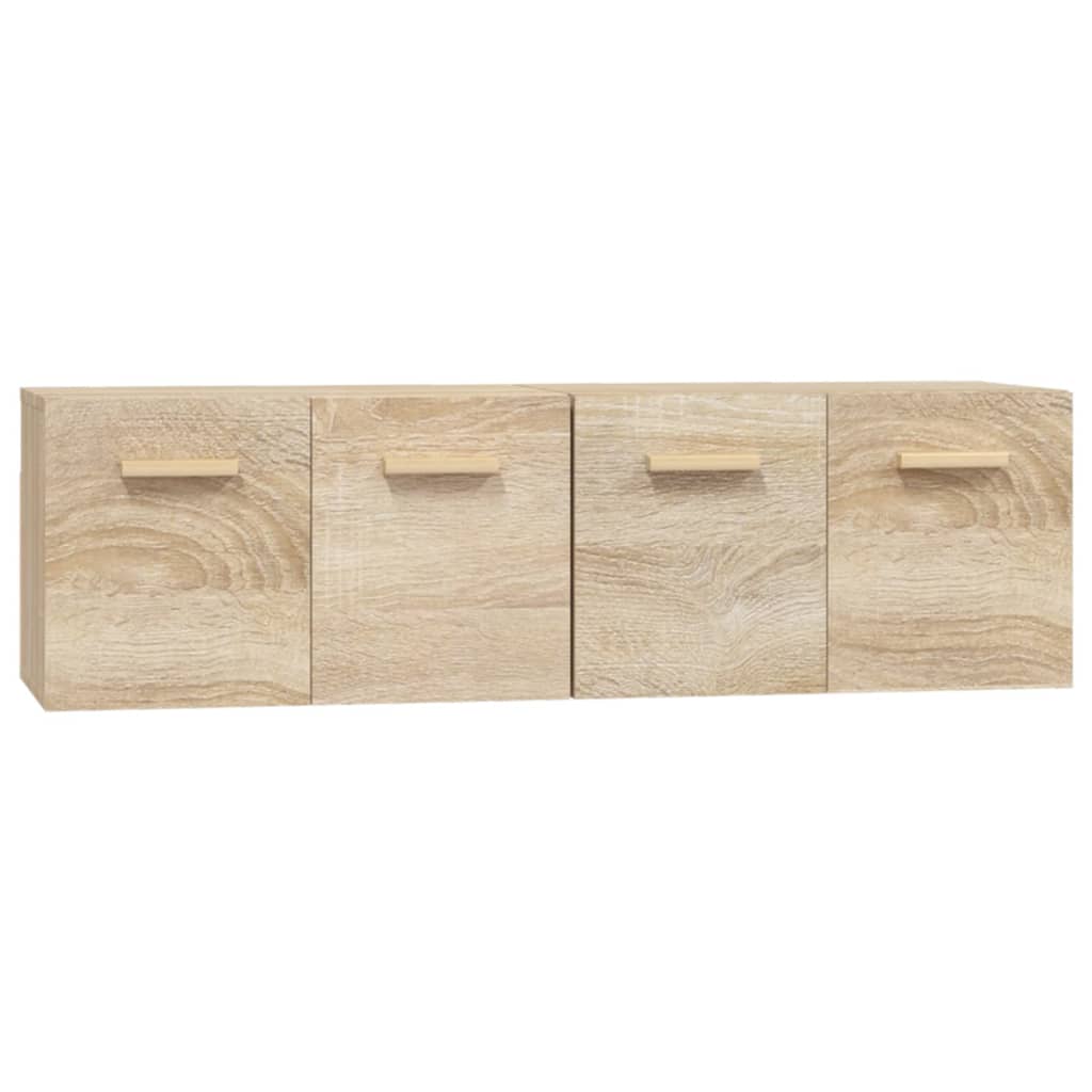Mobili Parete 2 pz Rovere Sonoma 60x36,5x35cm Legno Multistrato